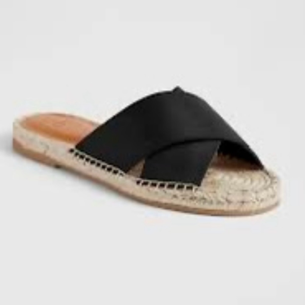 Gap Cross Strap Espadrille Sandals Size 7.5